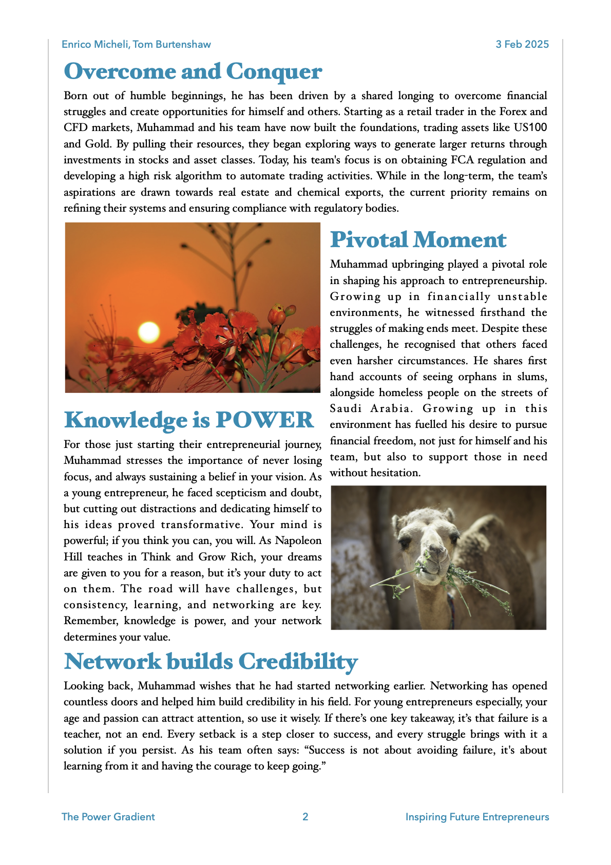 Page 2 of The Power Gradient - Week 11
